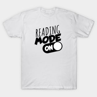 Bookworm reading mode on T-Shirt